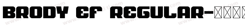 Brody EF Regular字体转换